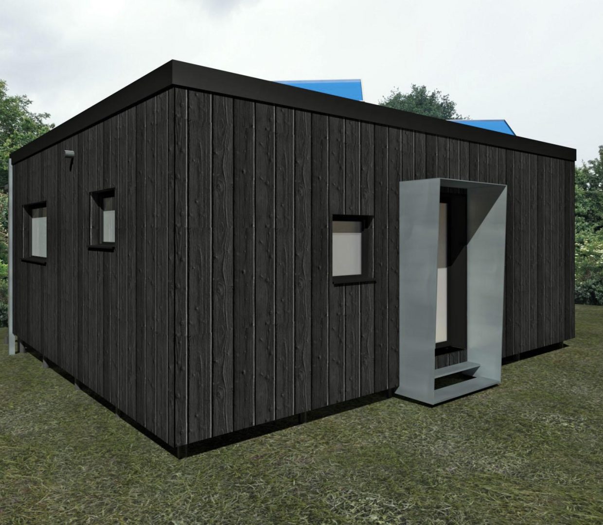 construction tiny house ossature bois habitat léger autonomie