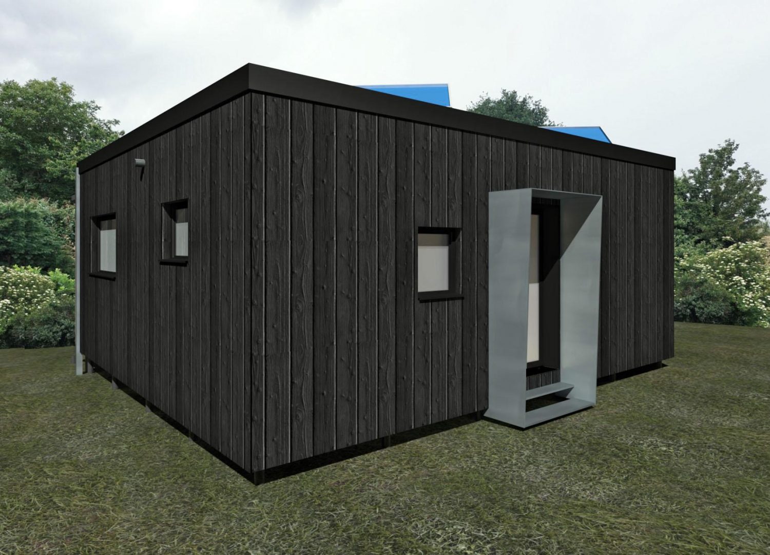 construction tiny house ossature bois habitat léger autonomie